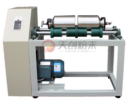 天创粉末GQM-2-5二工位罐磨球磨机滚坛机 实验室超细研磨混合设备