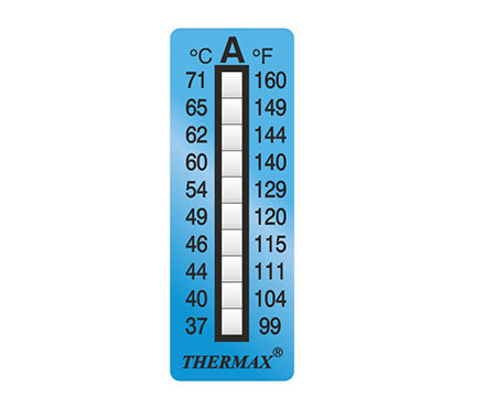 Thermax 10格A02测温纸 热敏试纸 37-71℃不可逆防水防油